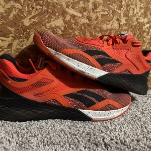 Reebok Nano X CrossFit  Red and Black Athletic Shoes